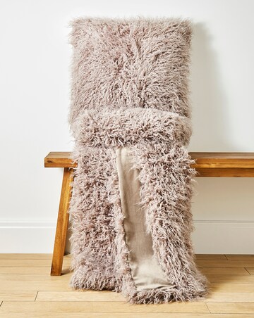 Mongolian Faux Fur Throw