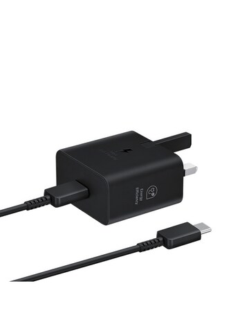 Samsung 25W Super Fast Charging Adapter (with USB-C to USB-C 1m cable)