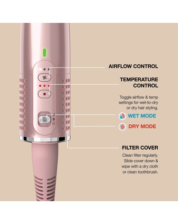 Shark Glossi Hot Tool & Air Glosser HT302UKTL Lychee