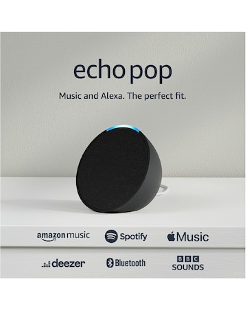 Amazon Echo Pop Smart Speaker with Ring Video Doorbell