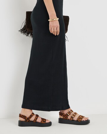 Hawk Multi Strap Buckle Sandals - Extra Wide Fit (EEE)