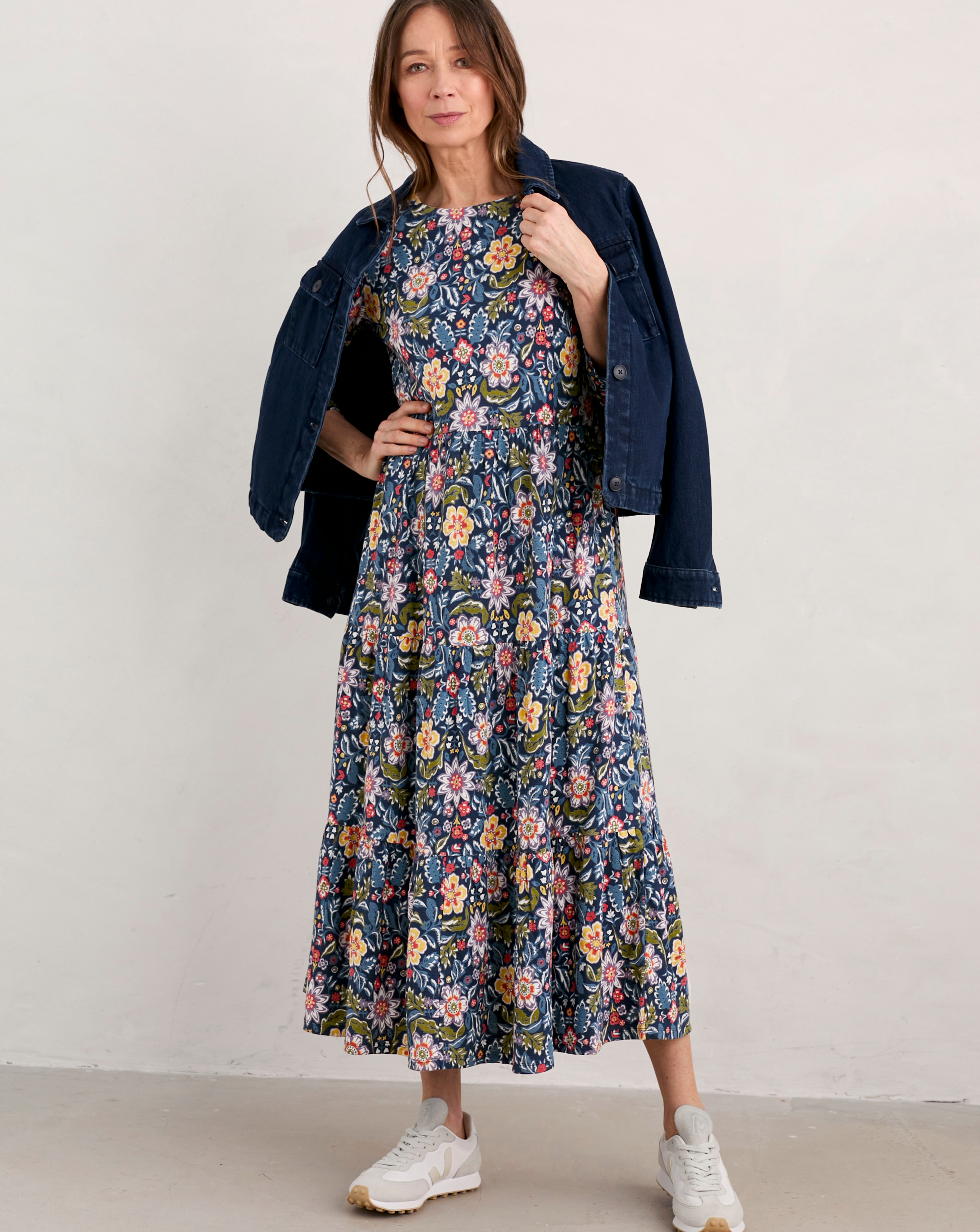 Seasalt Line Strokes Dress | Ambrose Wilson Seasalt Line Strokes Dress | Ambrose Wilson