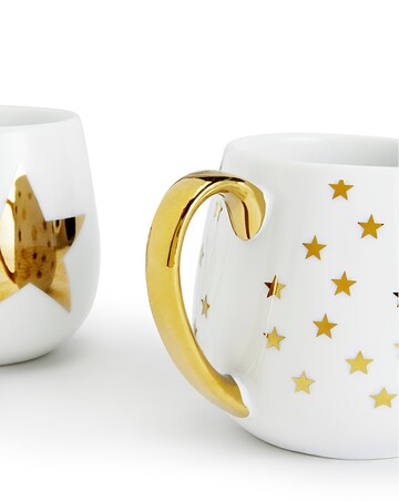 Waterside Gold Star Set of 4 Hug Mugs