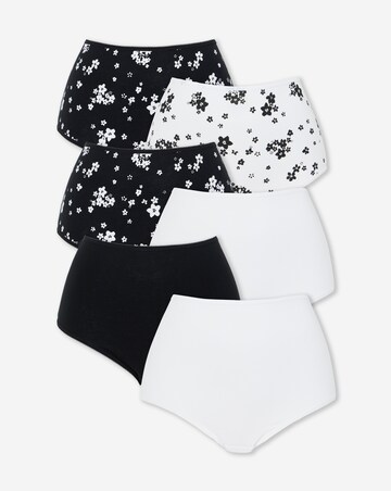 Pretty Secrets (6 Pack) Cotton Full Fit Brief Knickers