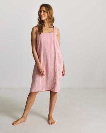 Pretty Secrets Towelling Shower Wrap And Turban