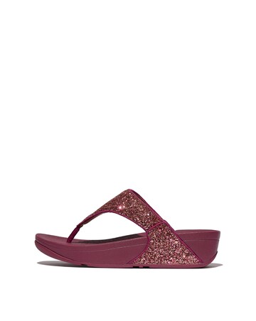 Fit Flop Lulu Glitter Toe-Post Sandals Standard Fit