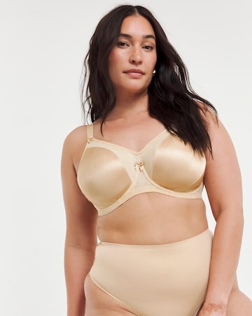 Goddess Yvette Moulded Full Cup Wired Bra Nude