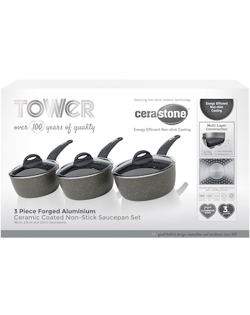 Tower Cerastone 3pc Panset 18,20,22 CM