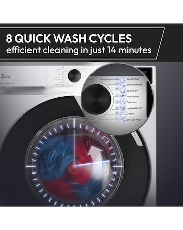 Hoover Pro Wash HBR 410BL8-80 10kg Washing Machine - 1400rpm - White + Install