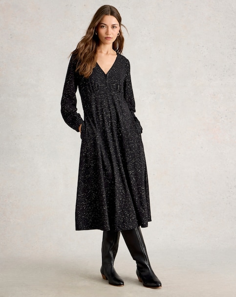 White Stuff Megan Sparkle Jersey Dress