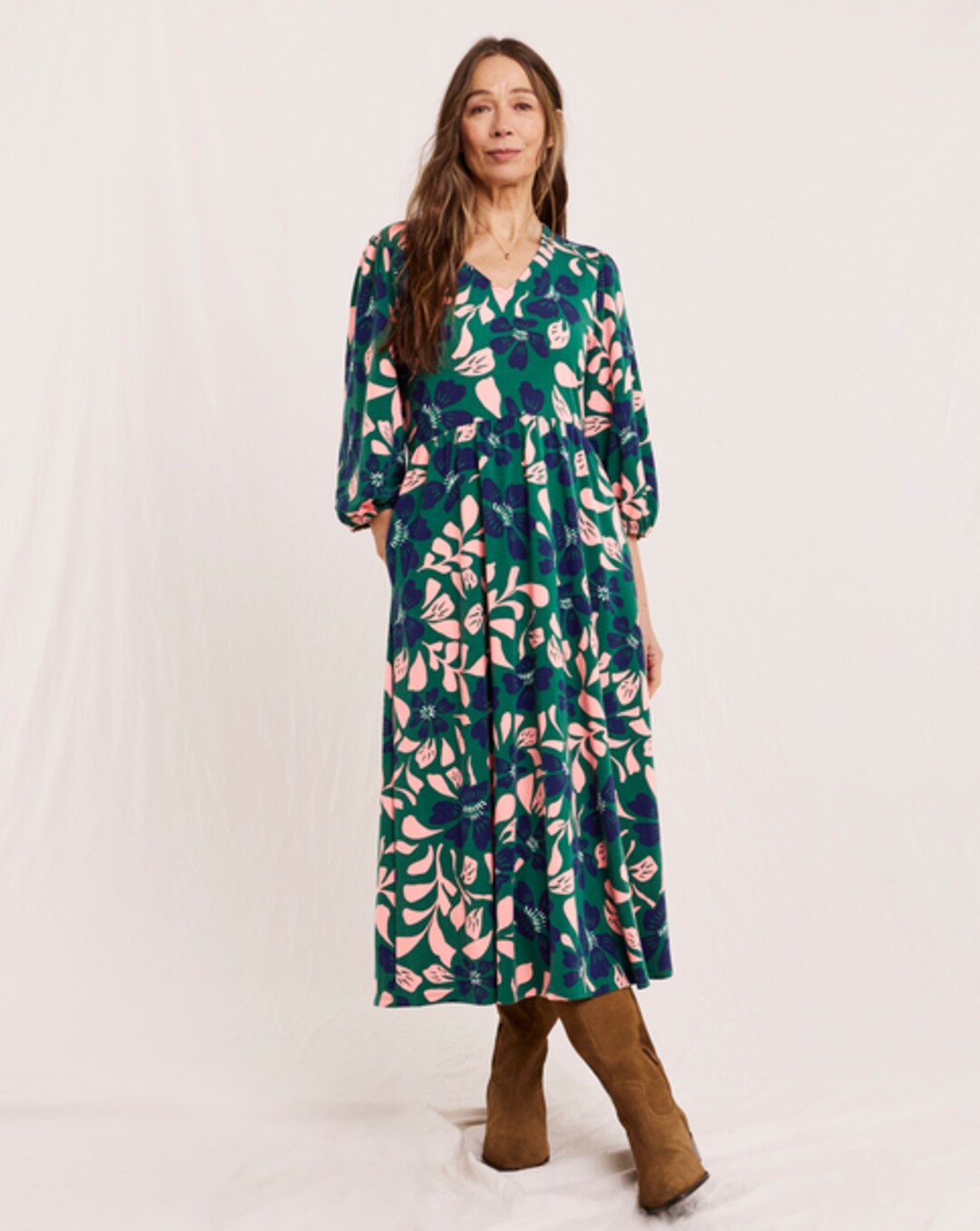 Midi Dresses Long Sleeve Dresses | Womens | Ambrose Wilson
