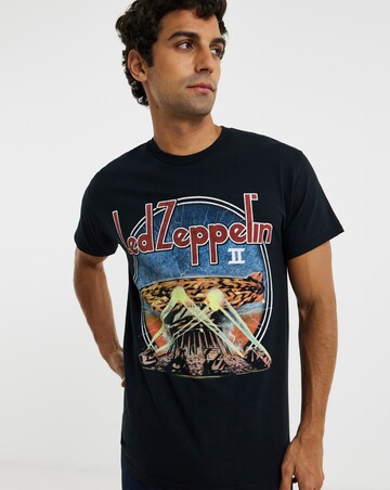 Led Zepplin Graphic Band T-Shirt - Black