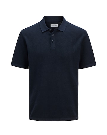 Jack & Jones George Knitted Polo - Navy
