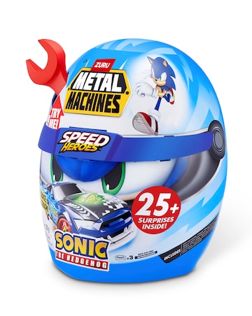 Metal Machines Speed Heroes: Sonic The Hedgehog Vehicle Mystery Unboxing Egg