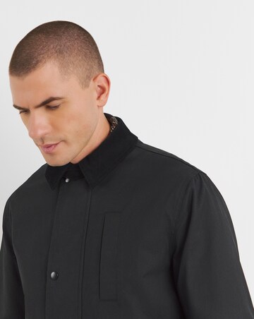 Black Wax Cord Collar Jacket
