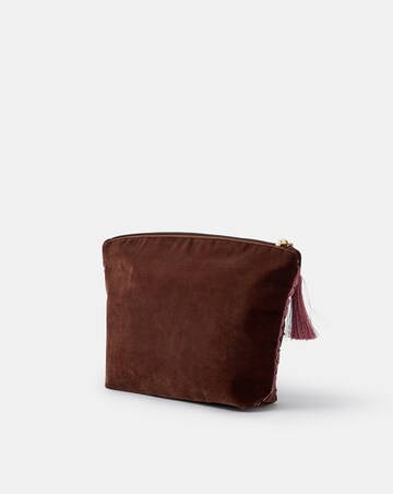 Accessorize Embellished Velvet Pouch