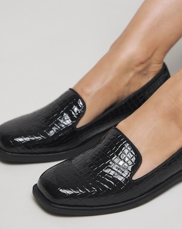 River Classic Slipper Cut Plain Loafer - Extra Wide Fit (EEE)