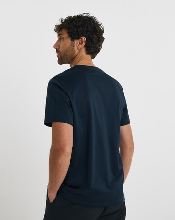 Folio Mercerised Supima Cotton T-Shirt-Navy