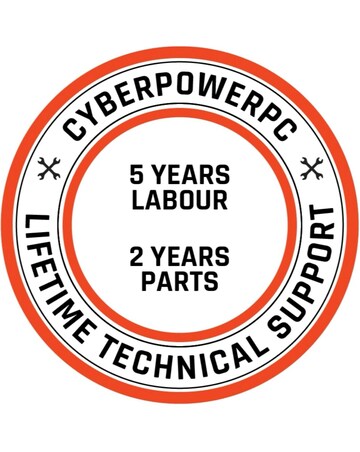 CyberPowerPC AMD Ryzen 5 5500 RTX 5060 1TB SSD Gaming PC