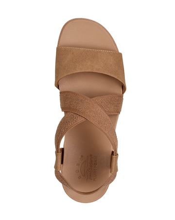Skechers Chestnut Desert Kiss Elastic Sandals -Standard Fit (D)