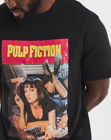 Jack & Jones Pulp Fiction Graphic T-Shirt - Black