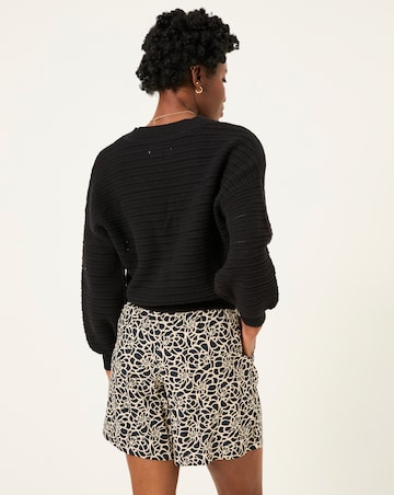 Fatface Flippy Print Longline