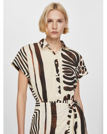 Mango Karina Shirt Mini Dress