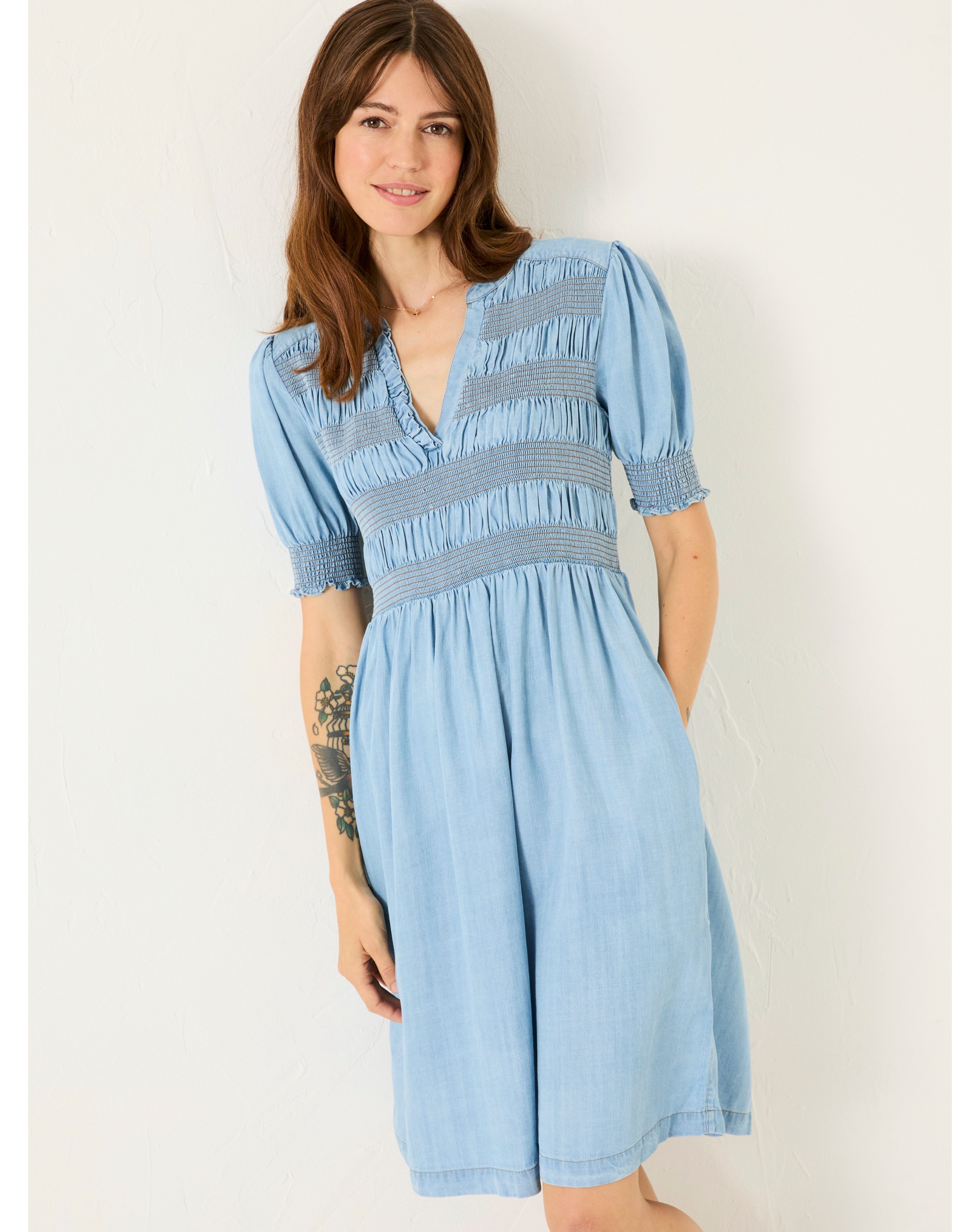 FatFace Juniper Denim Dress | Ambrose Wilson