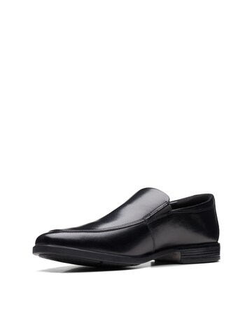 Clarks Howard Edge Shoes Wide Fit - Black