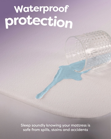 Slumberdown Sleep Soundly 5cm Mattress Topper + Waterproof Mattress Protector