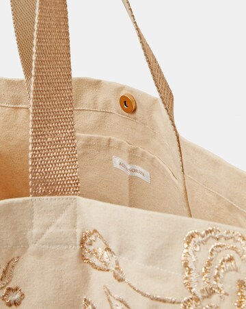 Accessorize Embroidered Shopper Bag