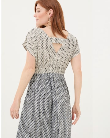 FatFace Rae Star Geo Midi Dress