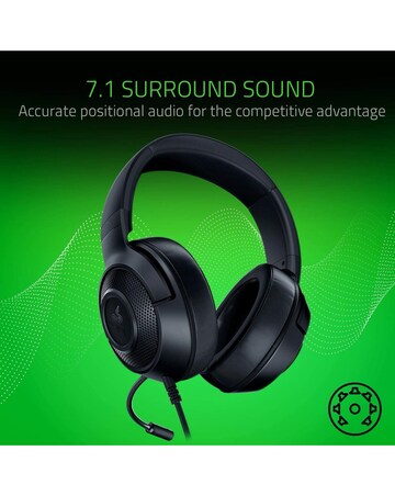 Razer Kraken X Lite Gaming Headset - Black