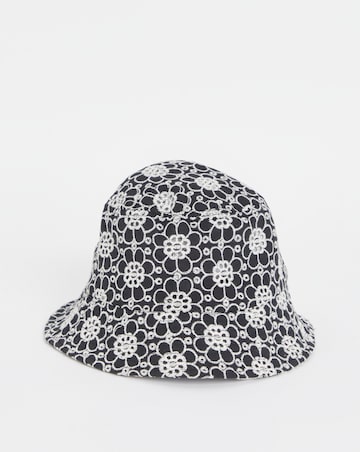 Floral Crochet Bucket Hat