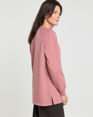 Rose Classic Longline Sweatshirt