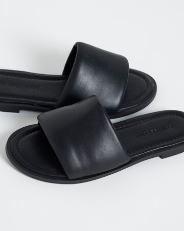 Athena Classic Flat Mules - Wide Fit (E)