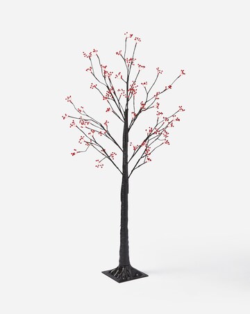 Red Berry LED Twig Tree