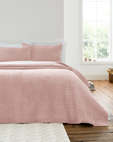 Bianca Attica Velvet Embroidered Bedspread