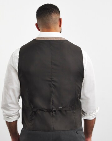 Oatmeal Donegal Regular Fit Waistcoat