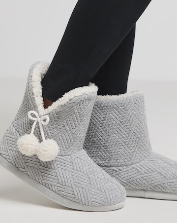 Dory Slipper Boots Wide E Fit