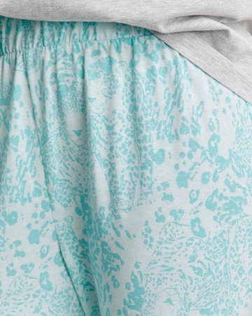 Value Short Sleeve Animal Print Pyjama Set