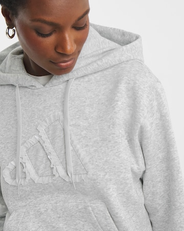 adidas Ruffled Logo Hoodie