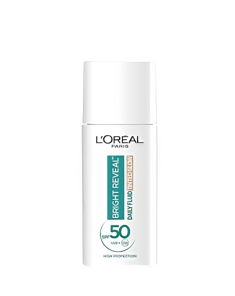 L'Oreal Paris Daily Fluid Tinted Glow SPF 50+, Pearl Glow