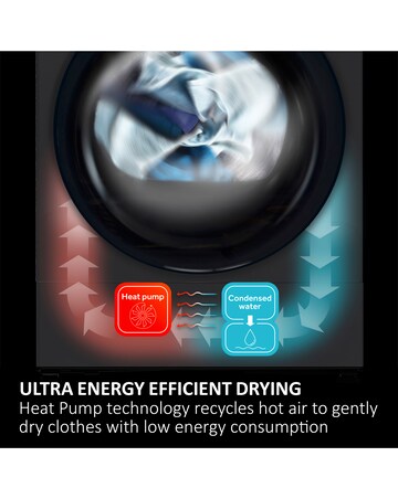 Haier X9 HD100-CQ387U1-UK Wi-Fi 10kg Heat Pump Tumble Dryer White