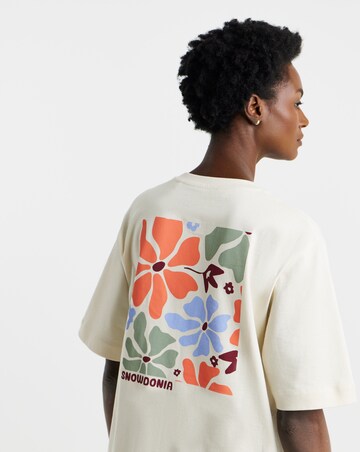Snowdonia Floral Graphic Oversized T-Shirt
