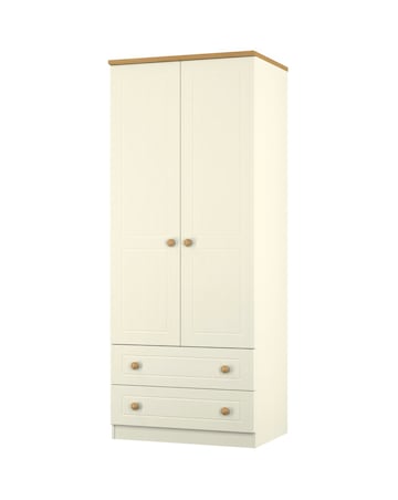 Frances Ready Assembled 2 Door 2 Drawer Wardrobe