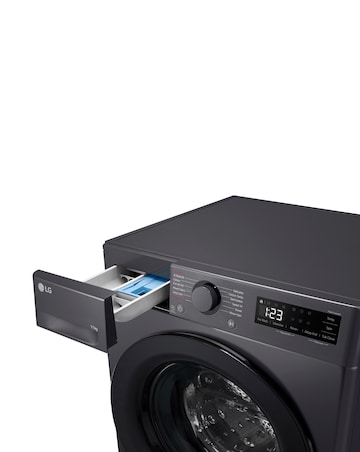 LG TurboWash F4Y511GBLN1 11kg Washing Machine - Slate Grey