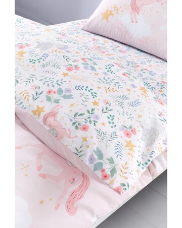 Catherine Lansfield Fairytale Unicorn Duvet Cover Set