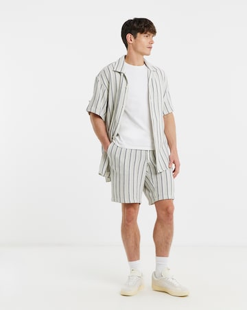 Jack & Jones Coba Stripe Short - Natural