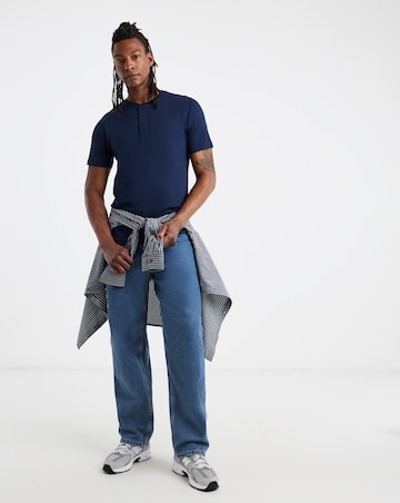 Grandad T-Shirt- Navy